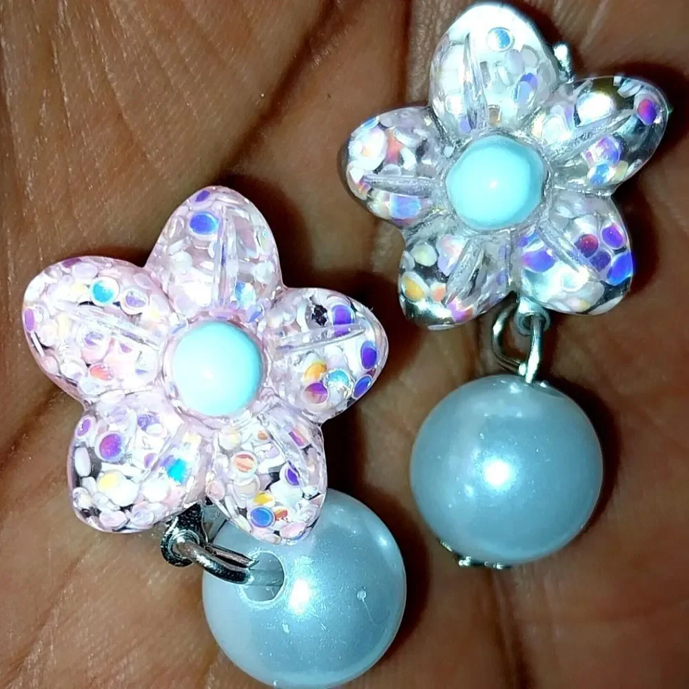 Beautiful Fashion Clip-On Kids Earrings - Picture 3 of 7